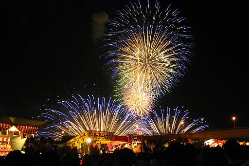 水中花火