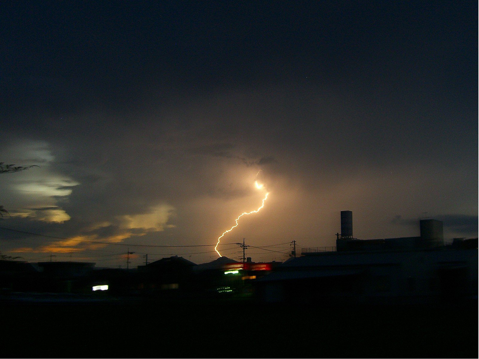 落雷！