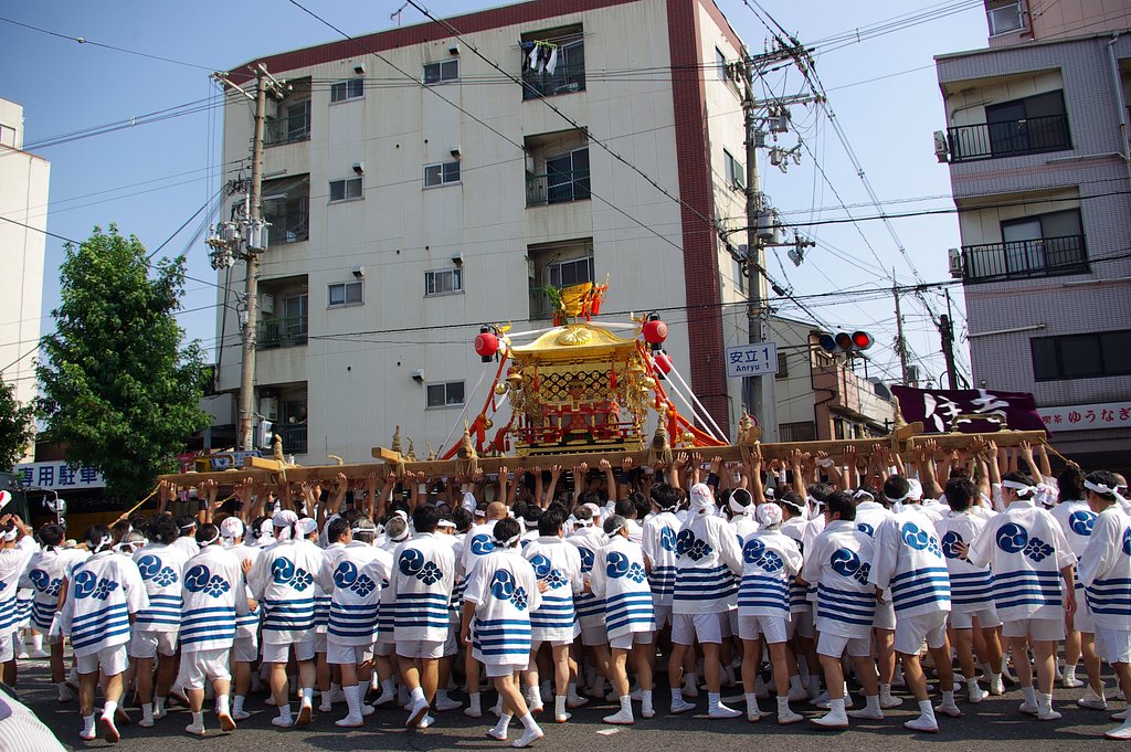 大阪の夏祭りのトリは住吉まつり