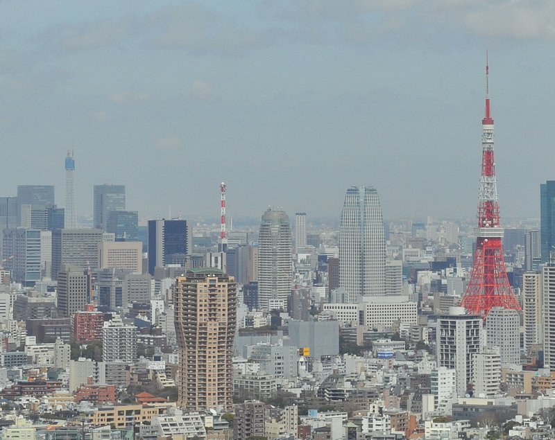 東京タワーと東京スカイツリー