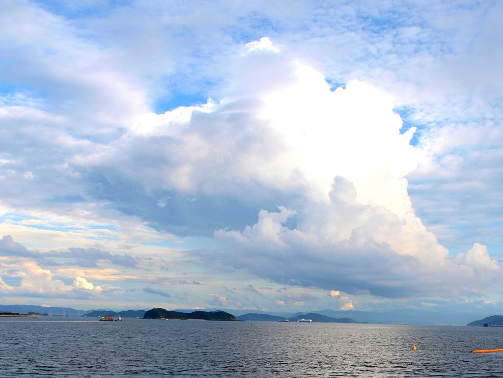 【燃】瀬戸に燃える雲