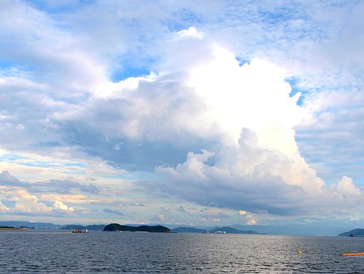 【燃】瀬戸に燃える雲