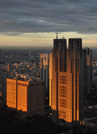 都庁夕景