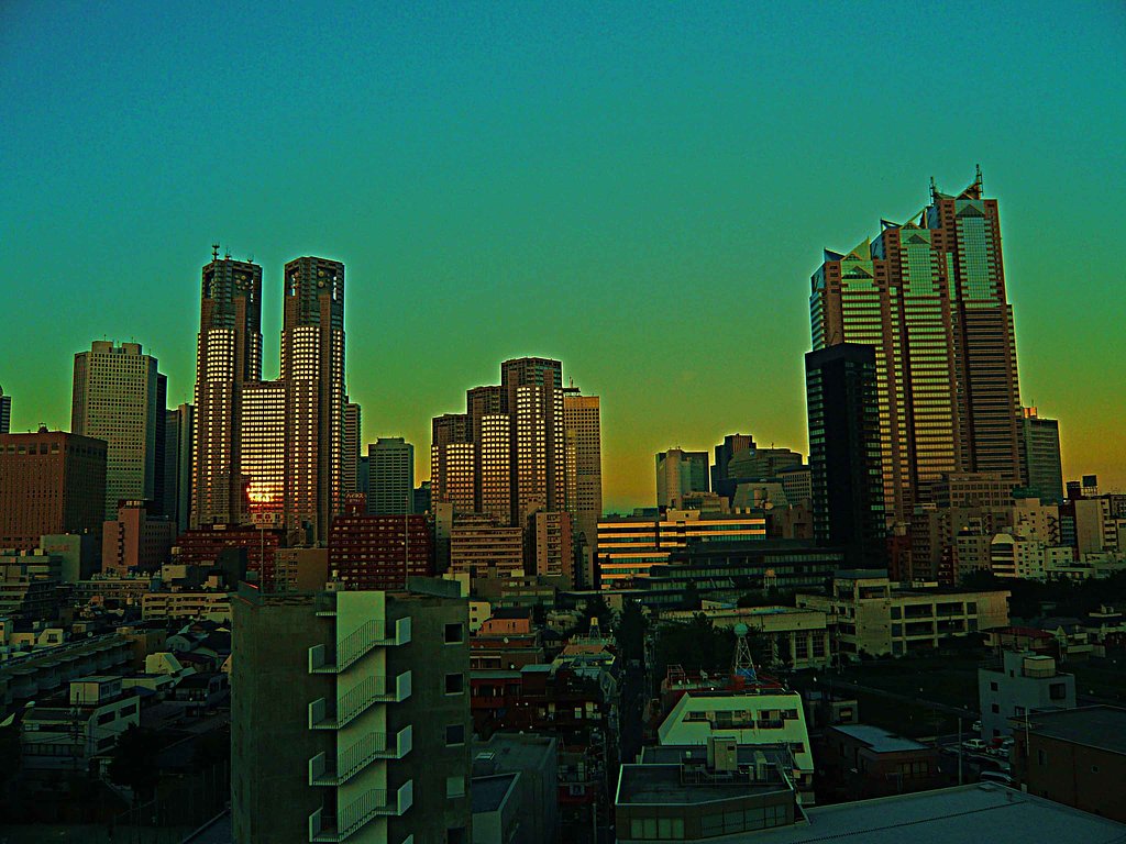 新宿夕景