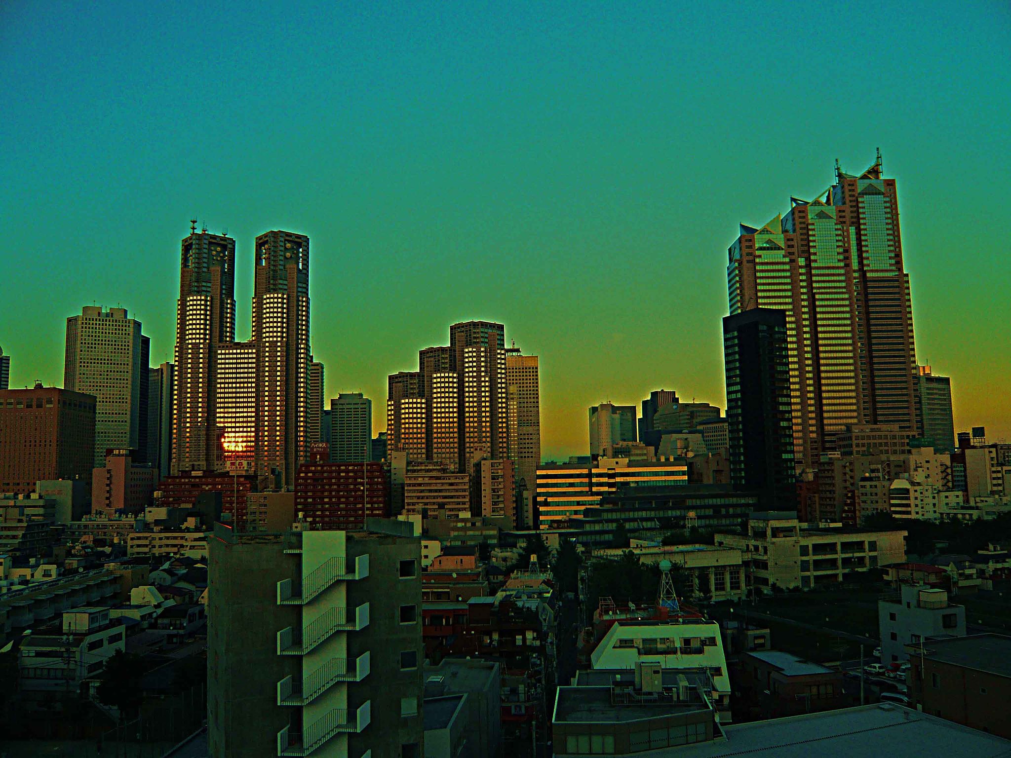 新宿夕景