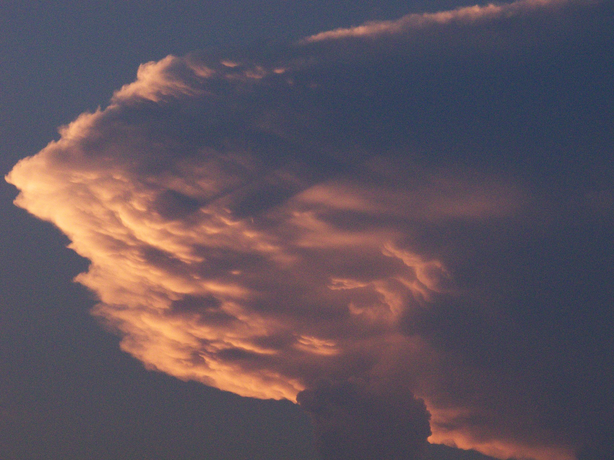 【燃】茜色の雲