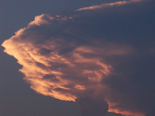 【燃】茜色の雲