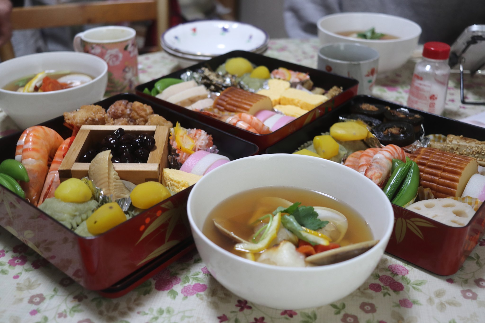 我が家のおせちと雑煮2026