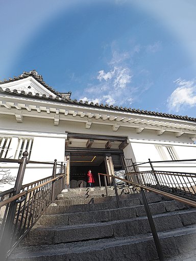 坂のある風景～小田原城～