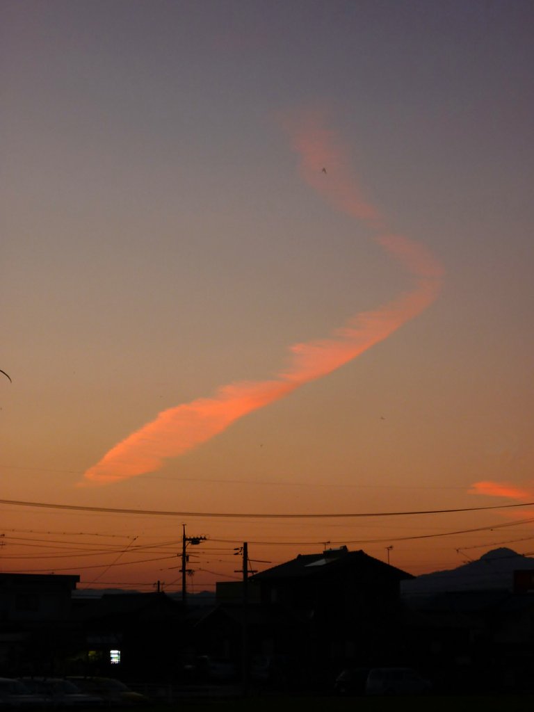 流れる