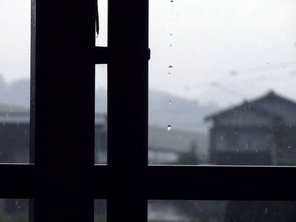 溢れる雨