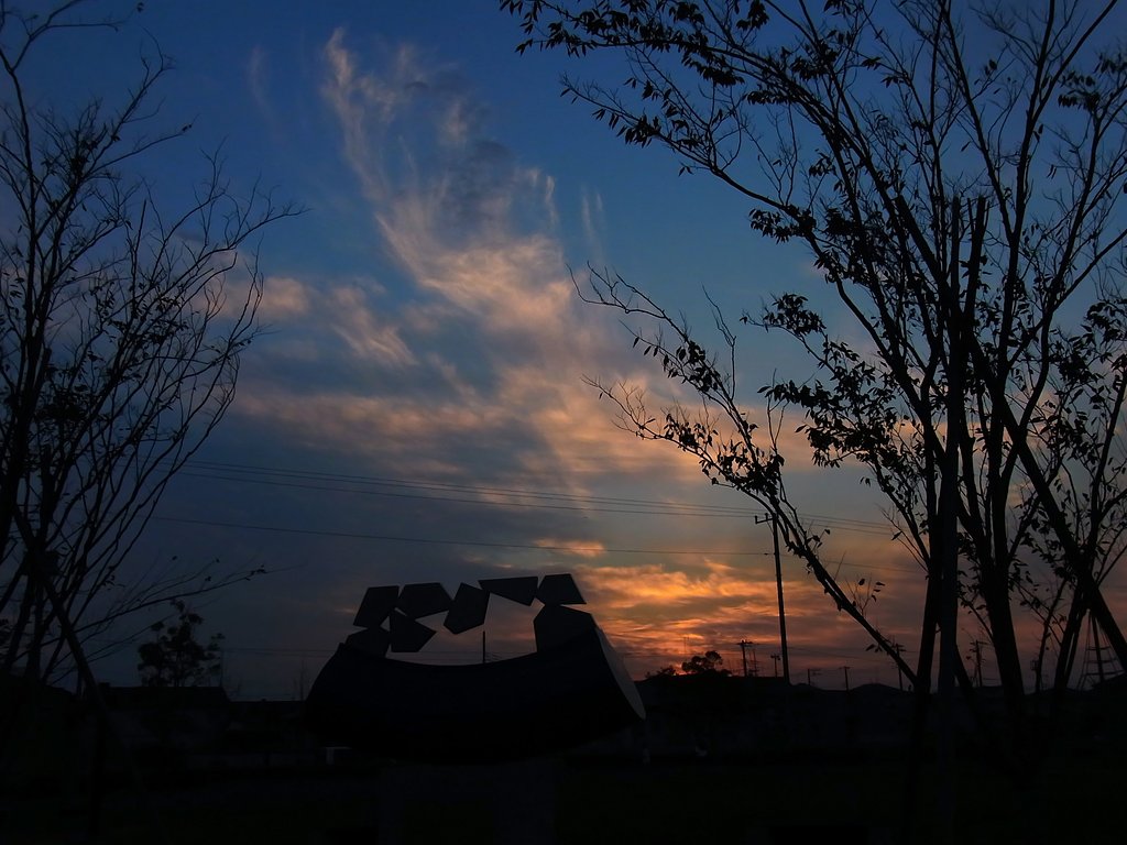 今日の夕空