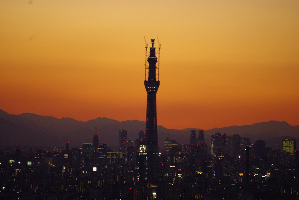 夕焼けスカイツリー