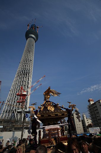 スカイツリーだ!! わっしょい!!