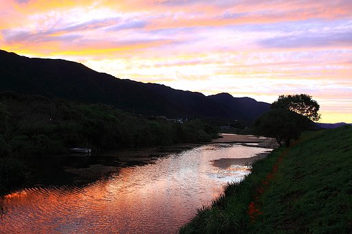 夕焼け(津屋川)