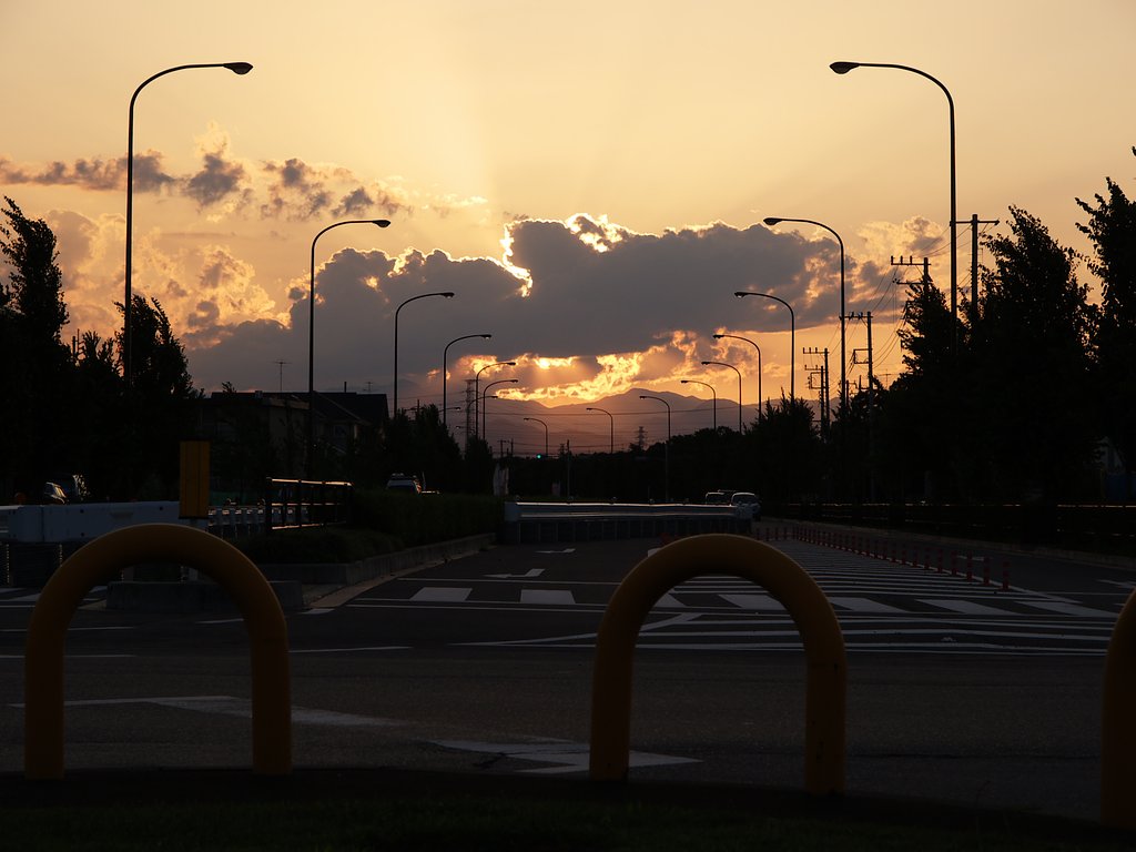 夕日