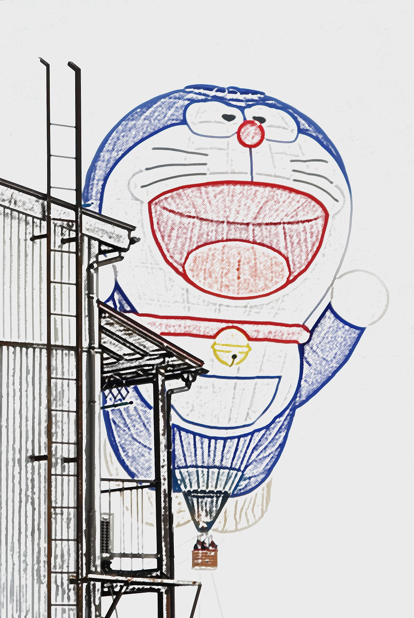 【絵のような】　ドラえもん