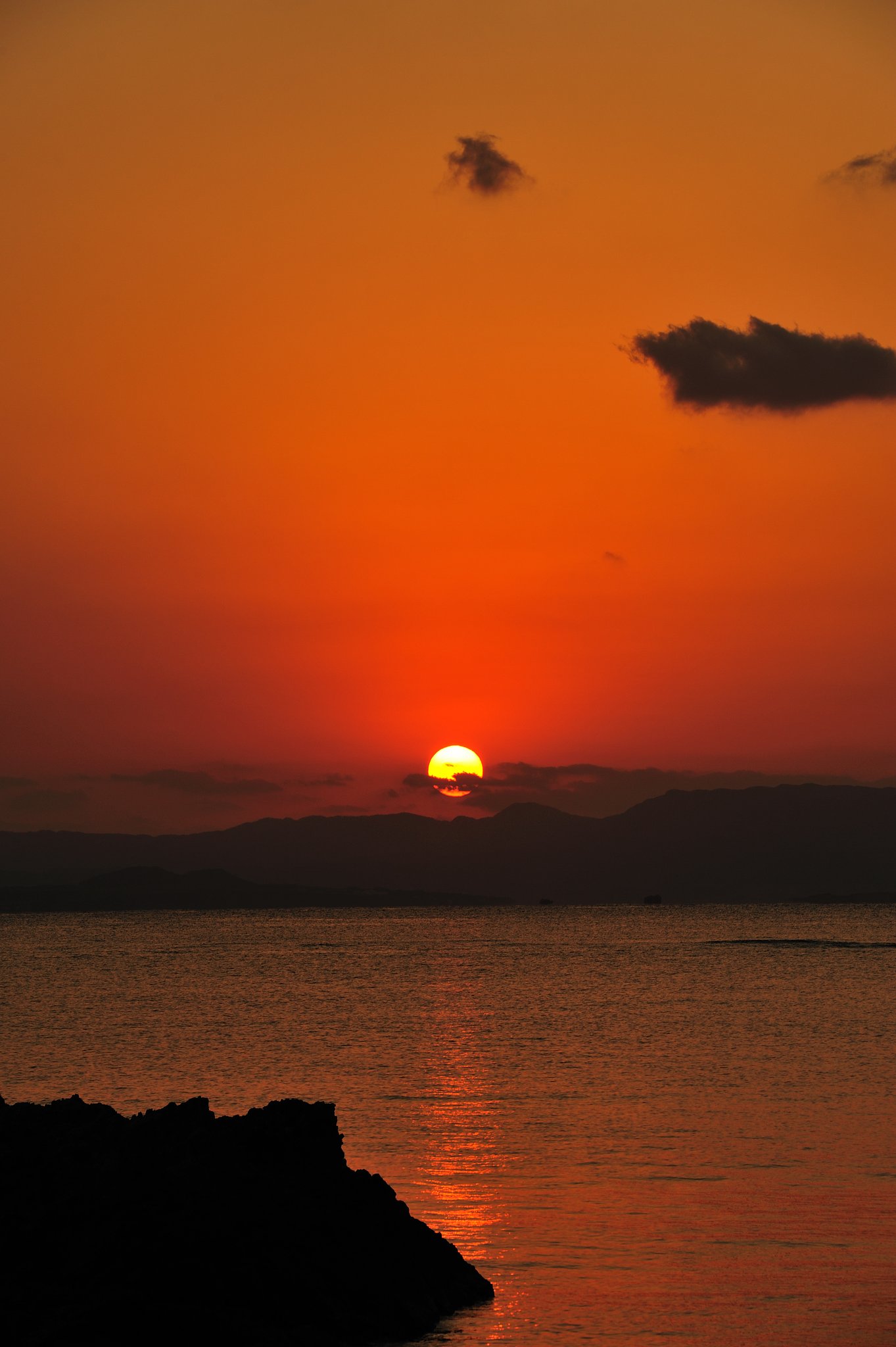 石垣島の夕日