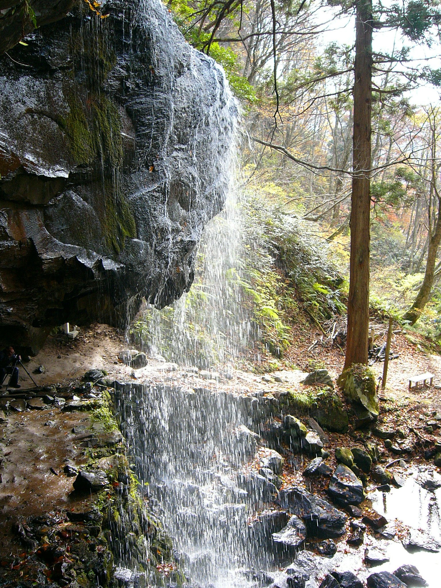 岩井滝から