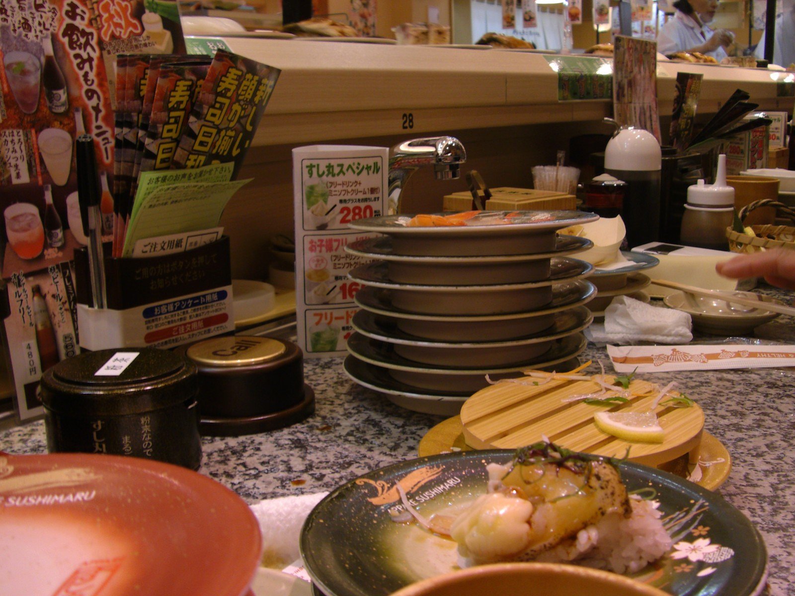満腹です