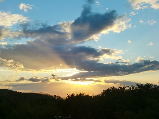 夕暮れ