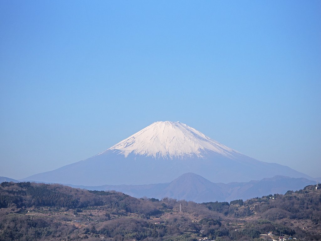 富士山も春めいて？