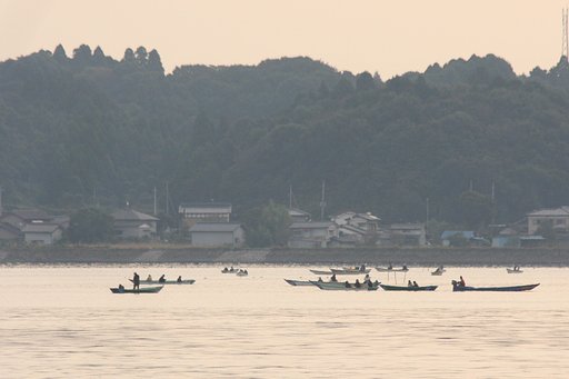 早朝の涸沼