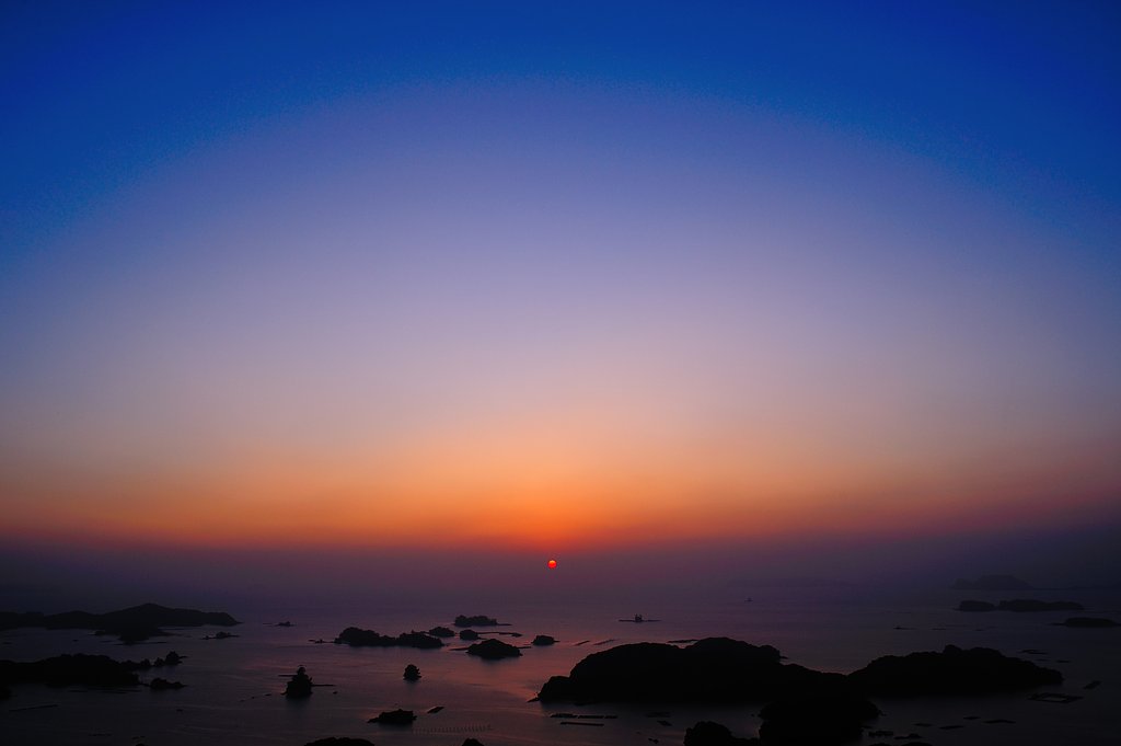 本日の九十九島