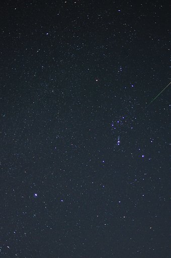 オリオンと流星