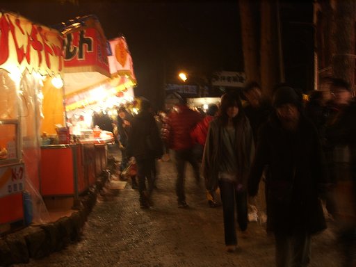 神宮の夜店