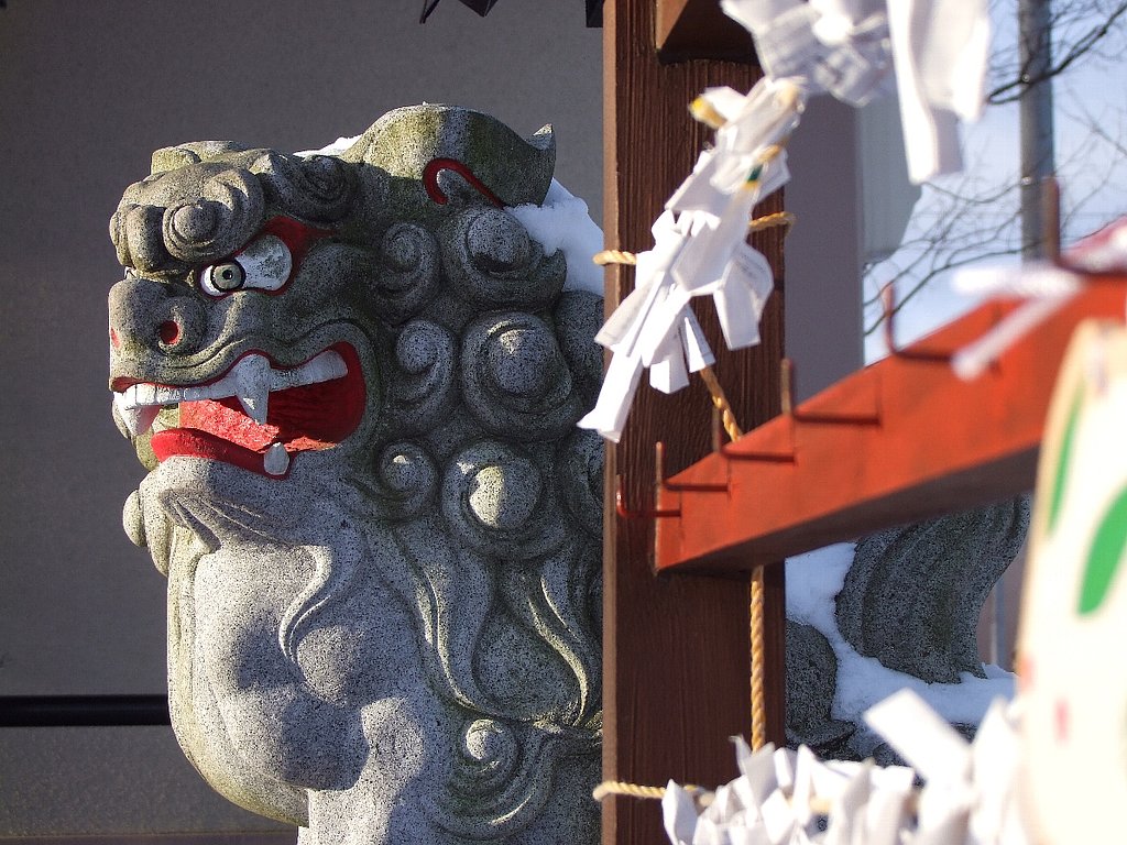 元旦の神社
