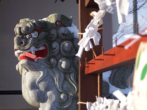 元旦の神社