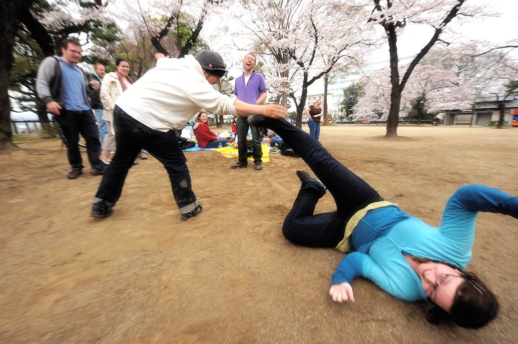 【おだやかに・・・春】I give up sumo
