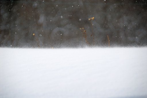 雪面の動き