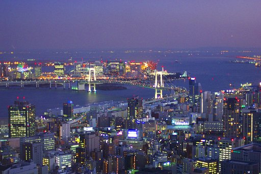 東京タワー特別展望台から