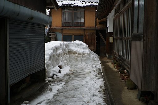 残り雪は後1/3程