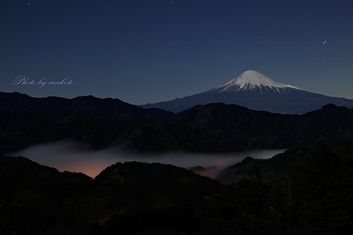 雲海の夜
