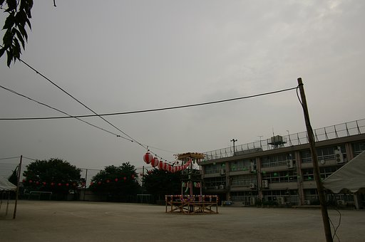 盆踊りの後。。。