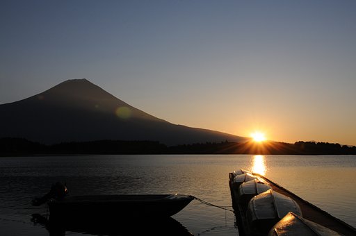 田貫湖の朝