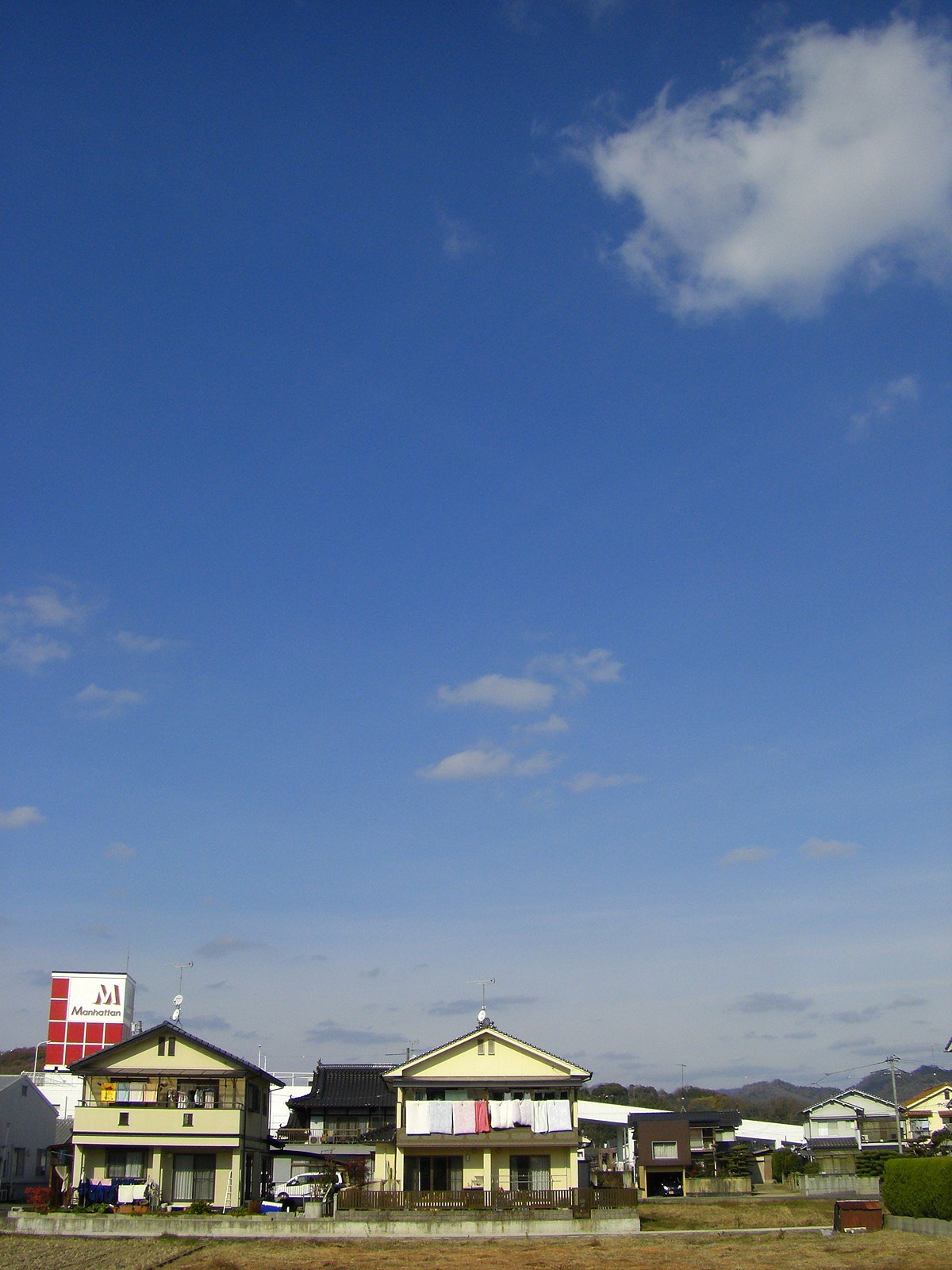 冬晴れ