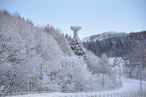 雪の道