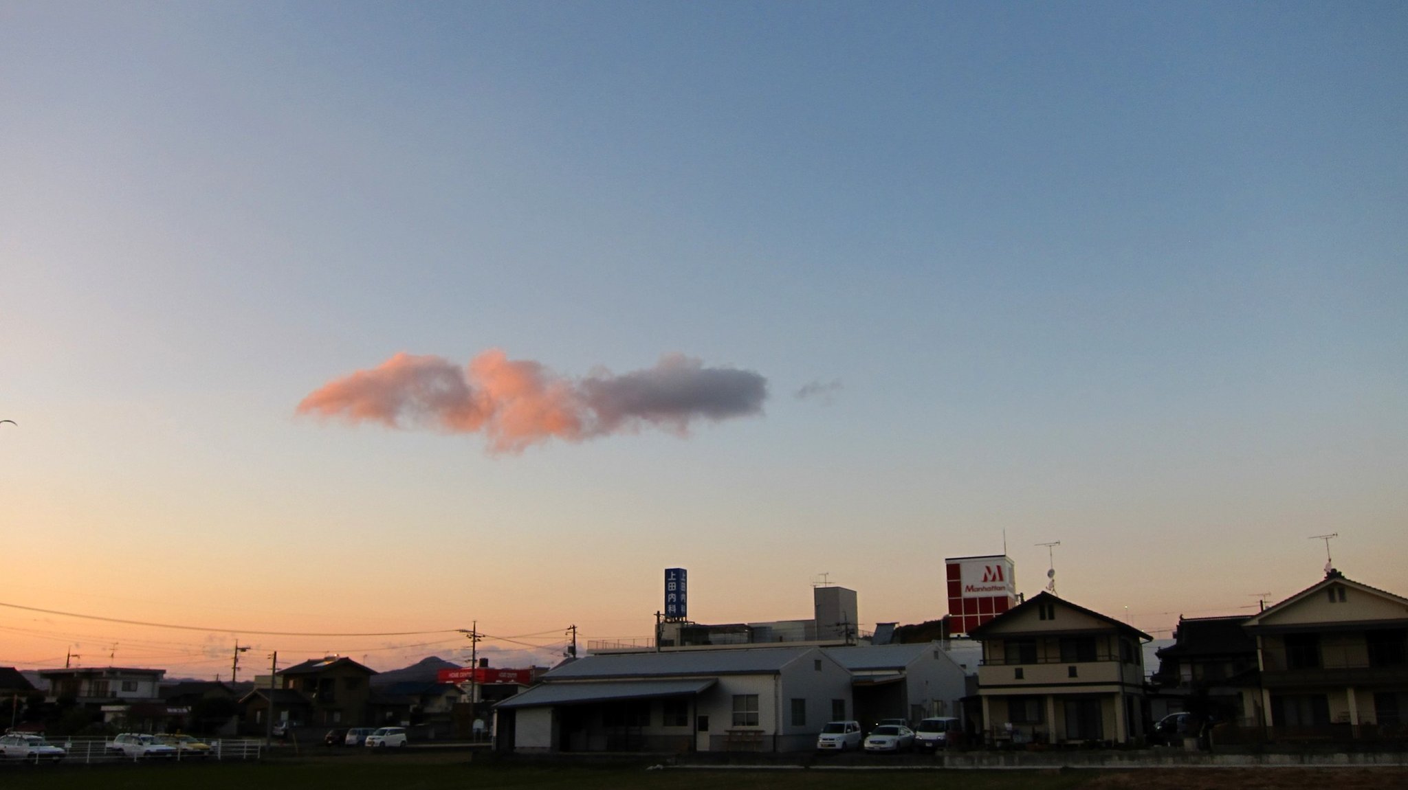 黄砂消える
