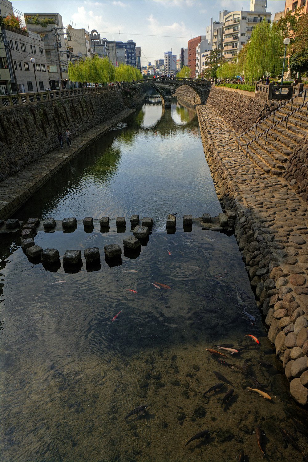 【絵のような】　眼鏡橋