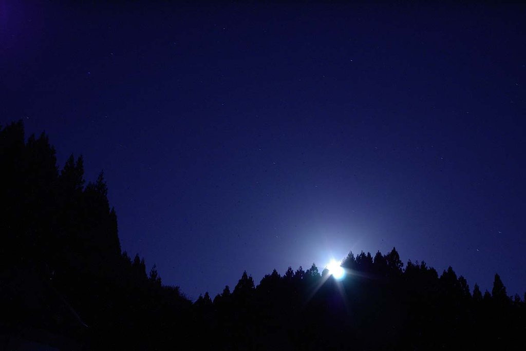 秋の夜長・・・・月