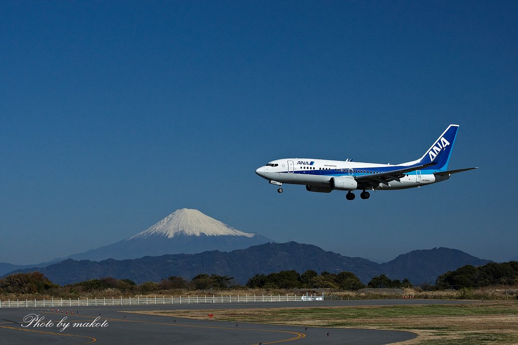 富士山を見ながら