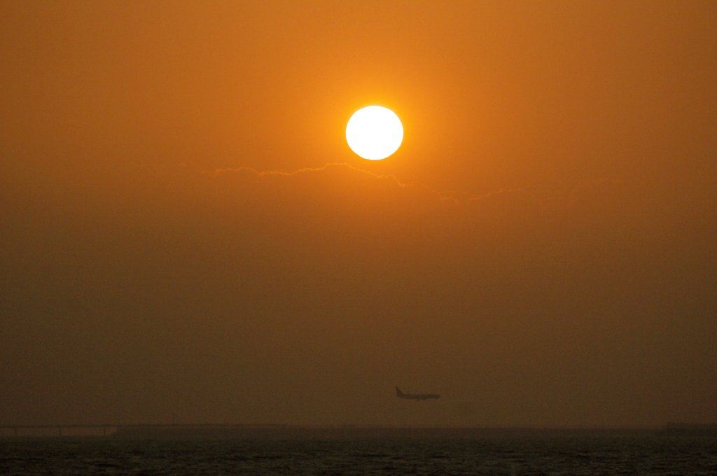 夕暮れのライディング