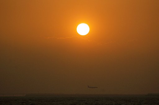 夕暮れのライディング