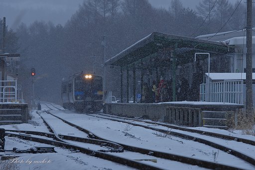 雪の日・・・