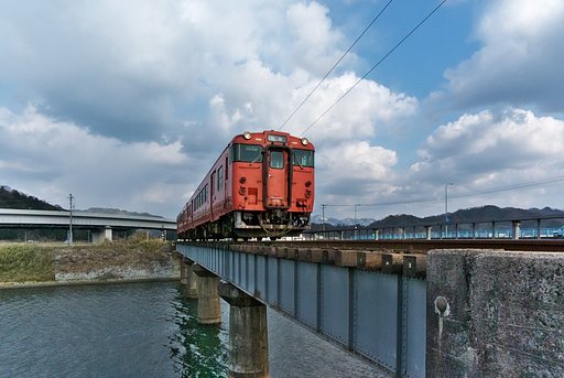 キハ47、浜坂駅発鳥取駅行き