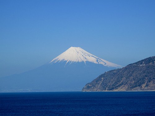 駿河湾と富士山